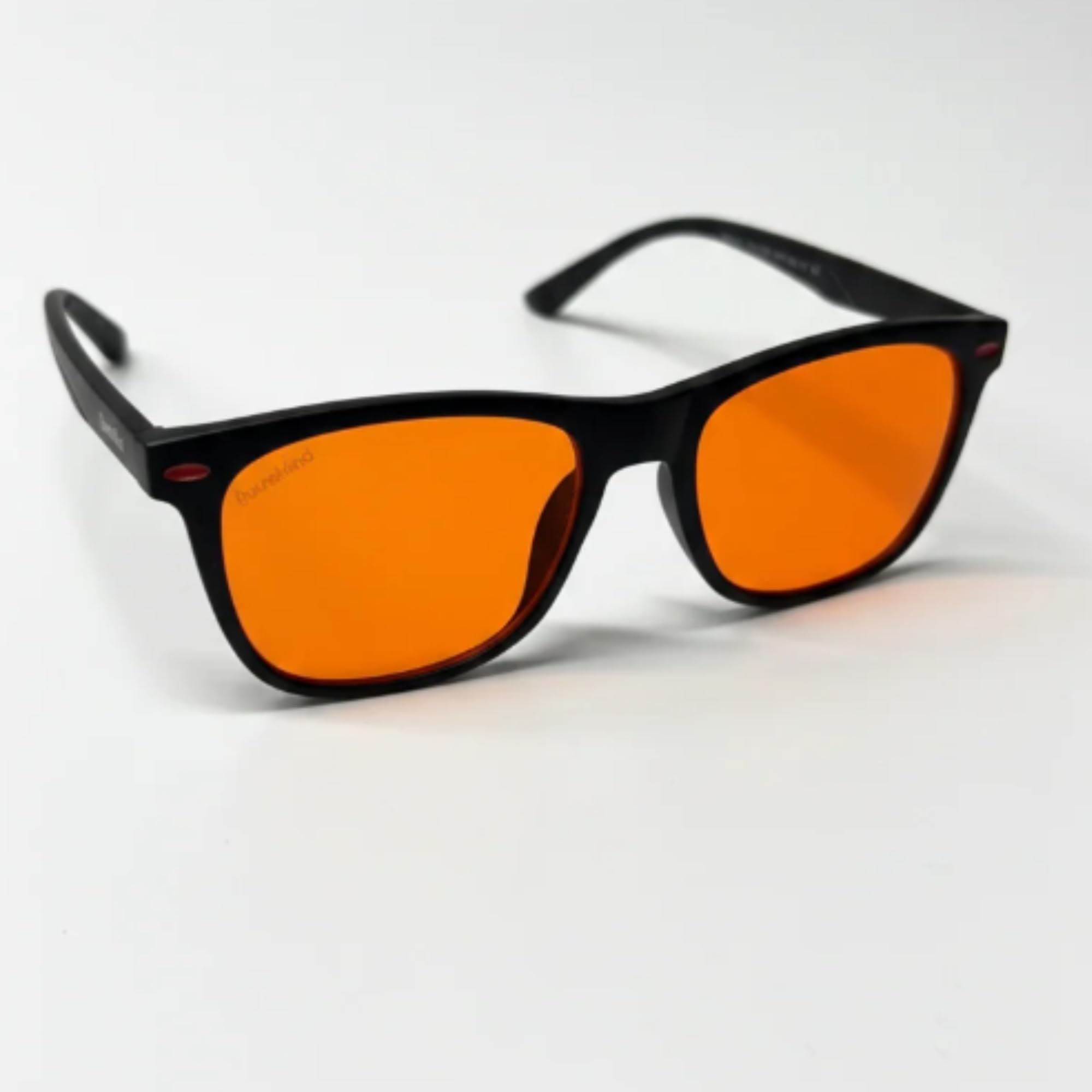 Puremind Gafas Bloqueo Luz Azul – Clip Gafas Naranjas Filtro para Protección Luz Azul Antifatiga - Blue Light Blocking para Pantallas Ordenador Gaming - Blockers Antii