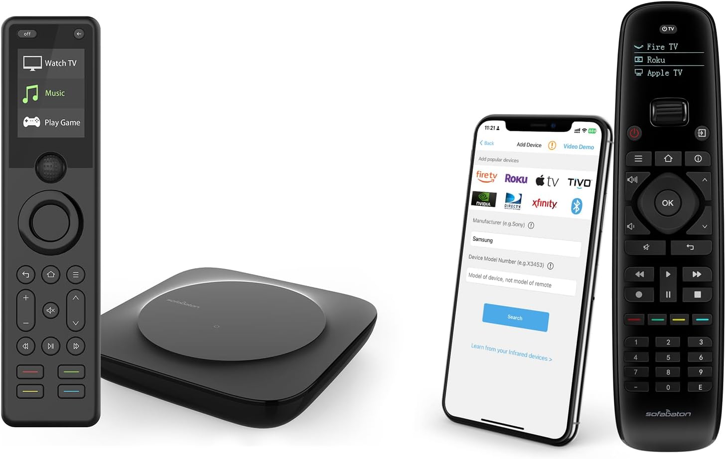 SofaBaton X1S Remote With Hub and U2 Universal Singapore Ubuy