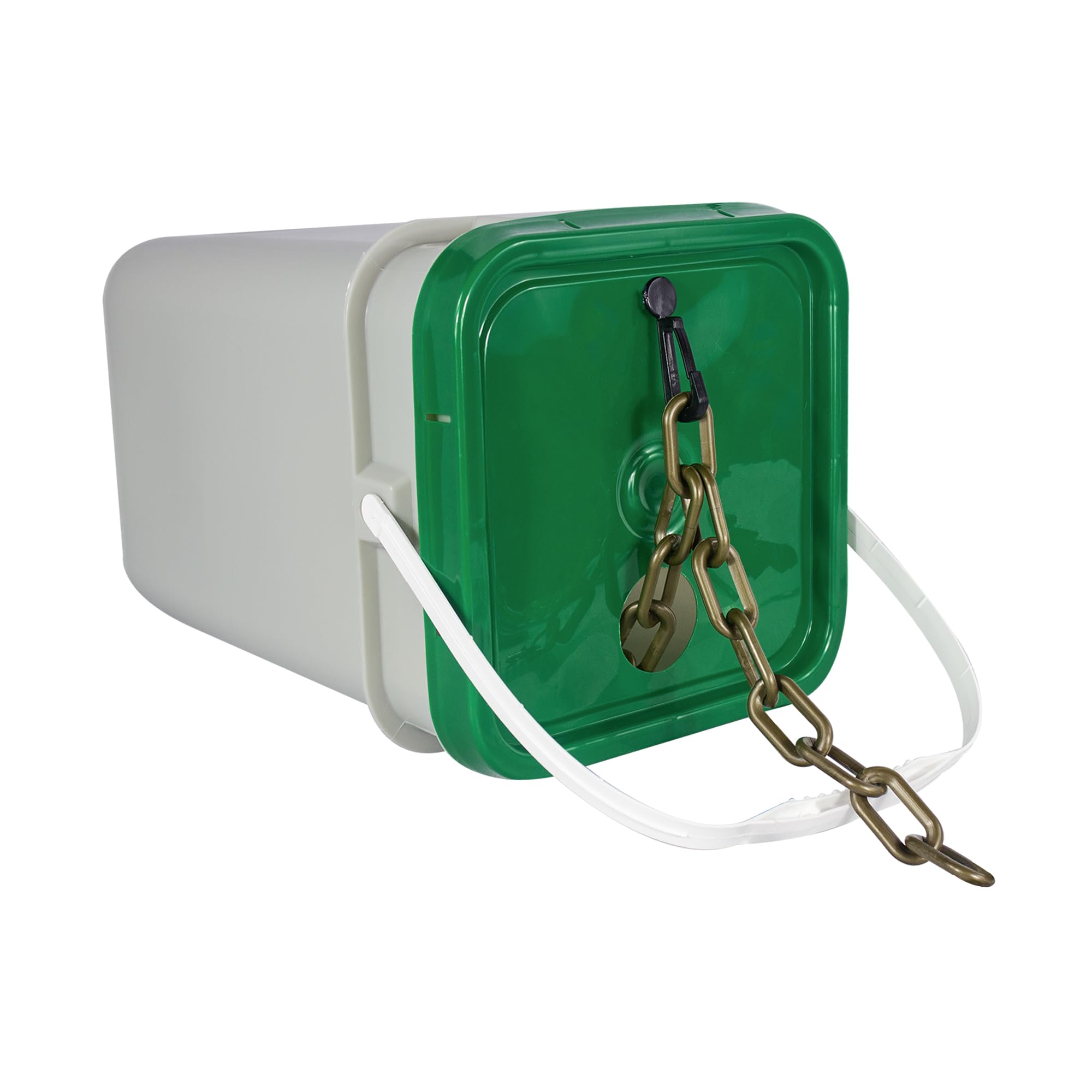 Mr. Chain Plastic Barrier Chain Pail, Khaki Gold, 1 in Link Size (10007-P)