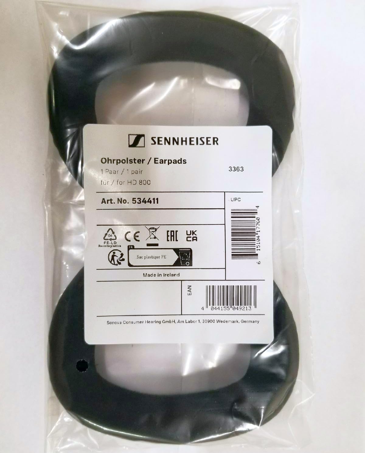SENNHEISER HD-800用 純正イヤーパッド 534411 Amazon.com: Genuine Replacement Ear Pads Cushions for SENNHEISER