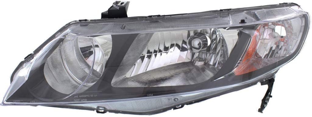 For Honda Civic Headlight Assembly 2006 07 08 09 10 2011 Driver Side Hybrid HO2502127 | 33151-SNC-A01