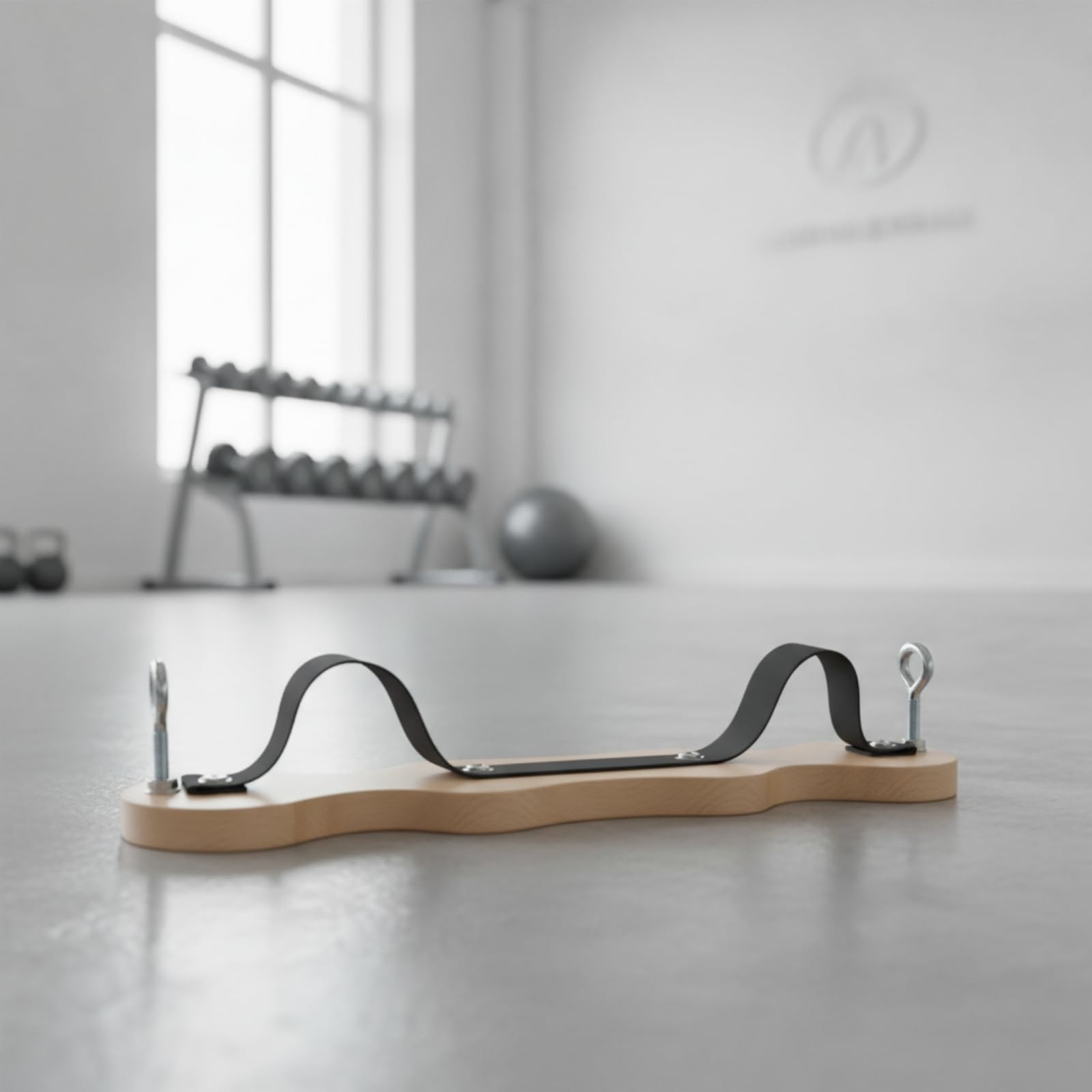 Tavola Correttiva con Cinghia Resistente Attrezzo Ergonomico Balance Board per Istruttori, Principianti, Palestra, Casa