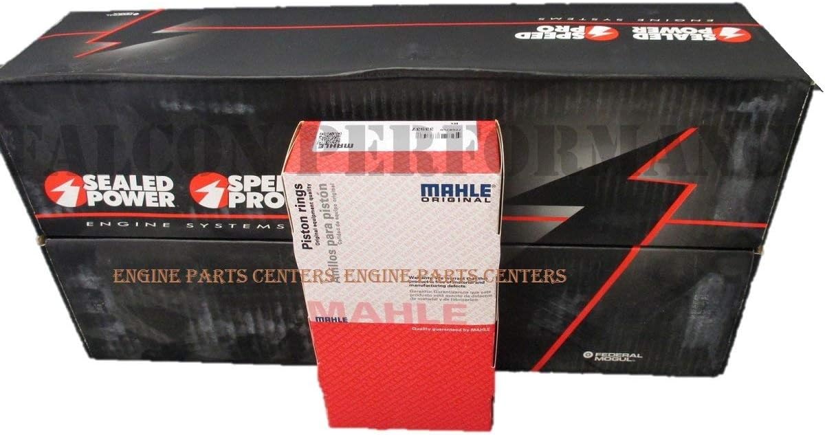 Forged Coated 4-Barrel Pistons & Moly Rings compatible with Olds 455 +.030" over ssize or 4.155" bore diameter