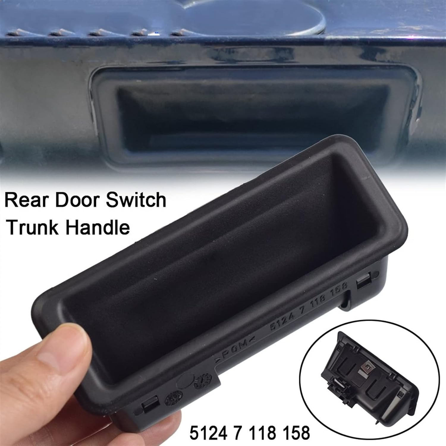 Car Trunk Lock Car Trunk Tailgate Lock Rear Door Boot Switch Trunk Handle for BMW 1 3 5 Series E82 E88 E90 E91 E92 E93 E60 E61 51247118158