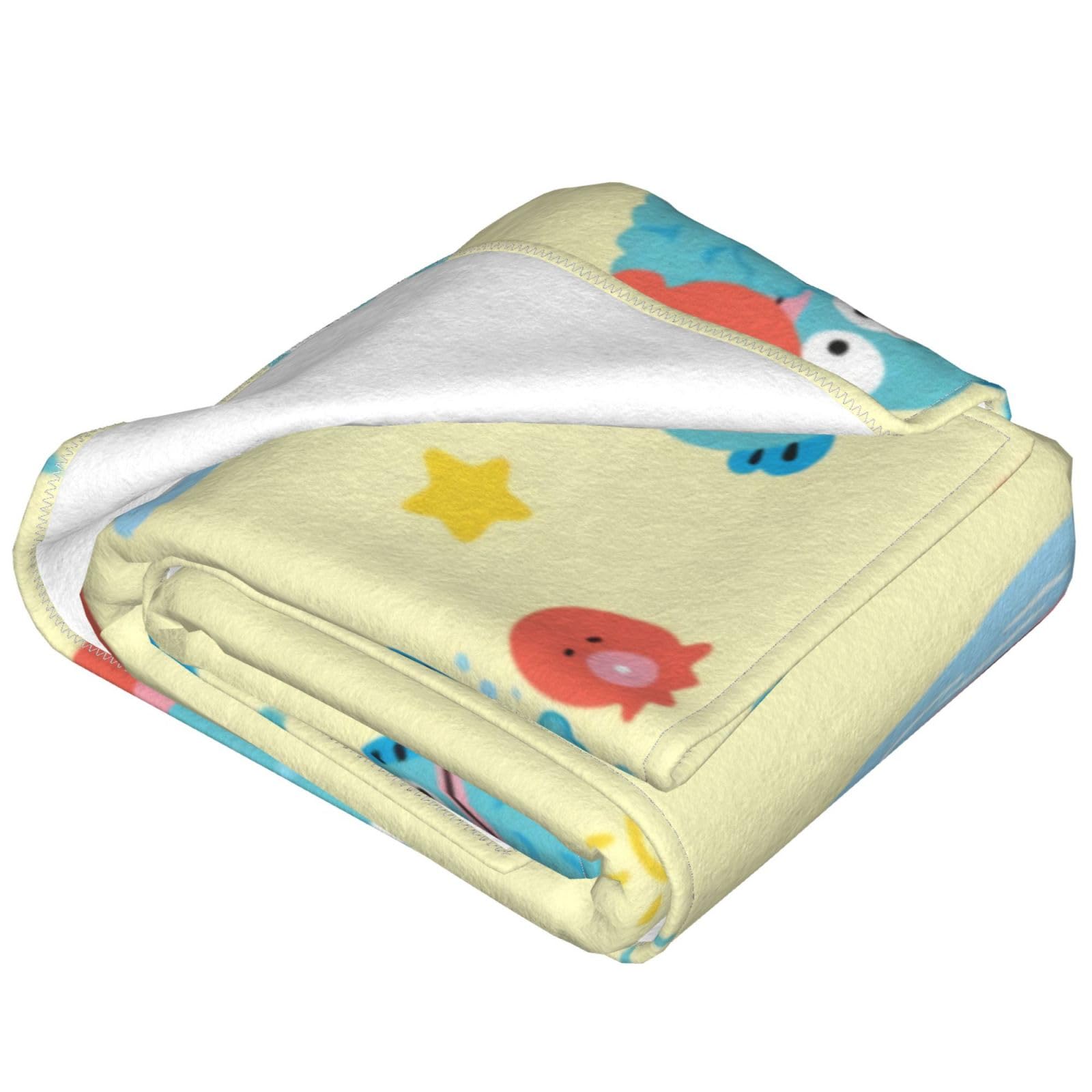 Amazon｜ハンギョドン ブランケット 毛布 ひざ掛け フランネル