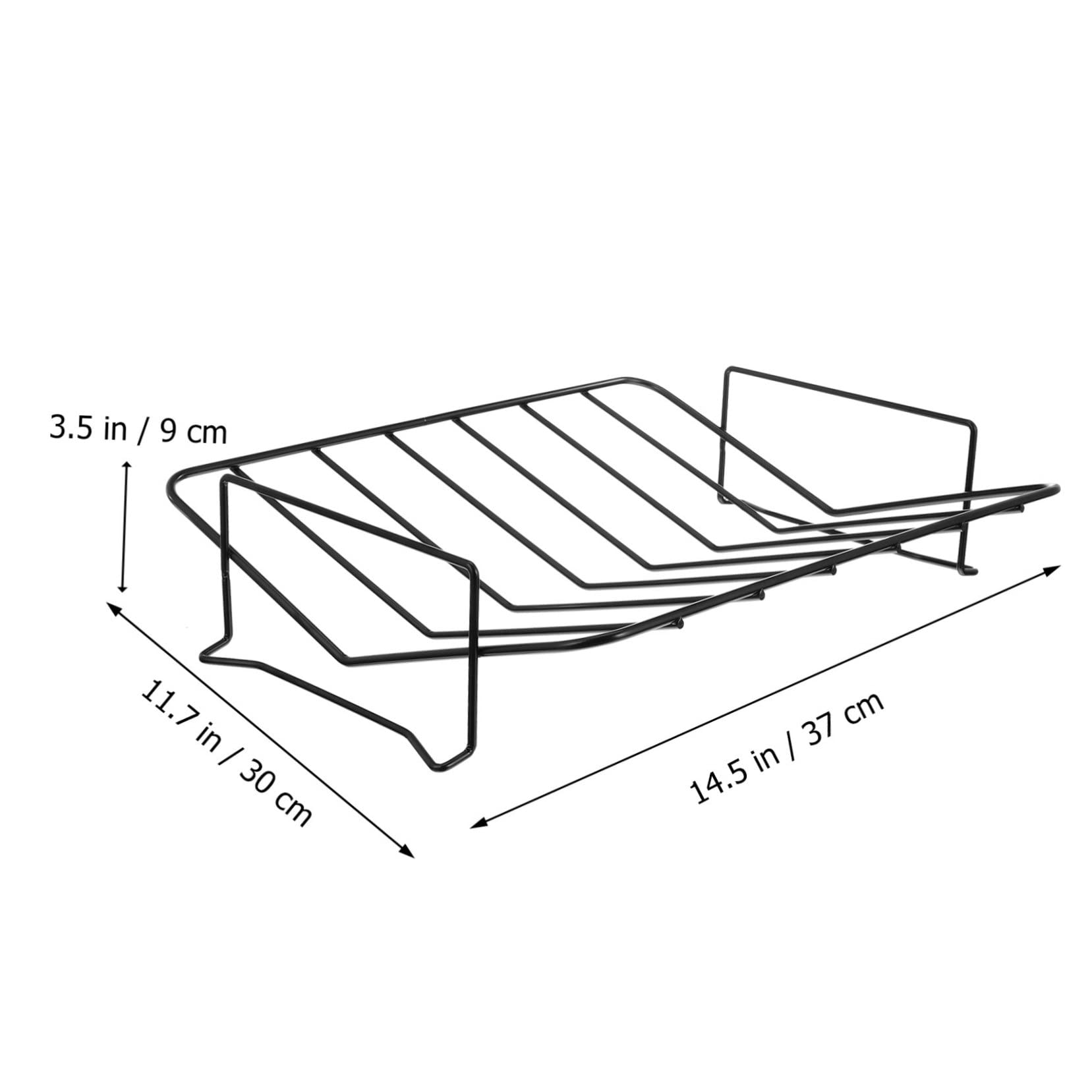 Yardwe 1pezzi Barbecue da Esterno Supporto per Grill Pratico Realizzato in Acciaio al Carbonio Resistente e Sicuro per Uso Prolungato