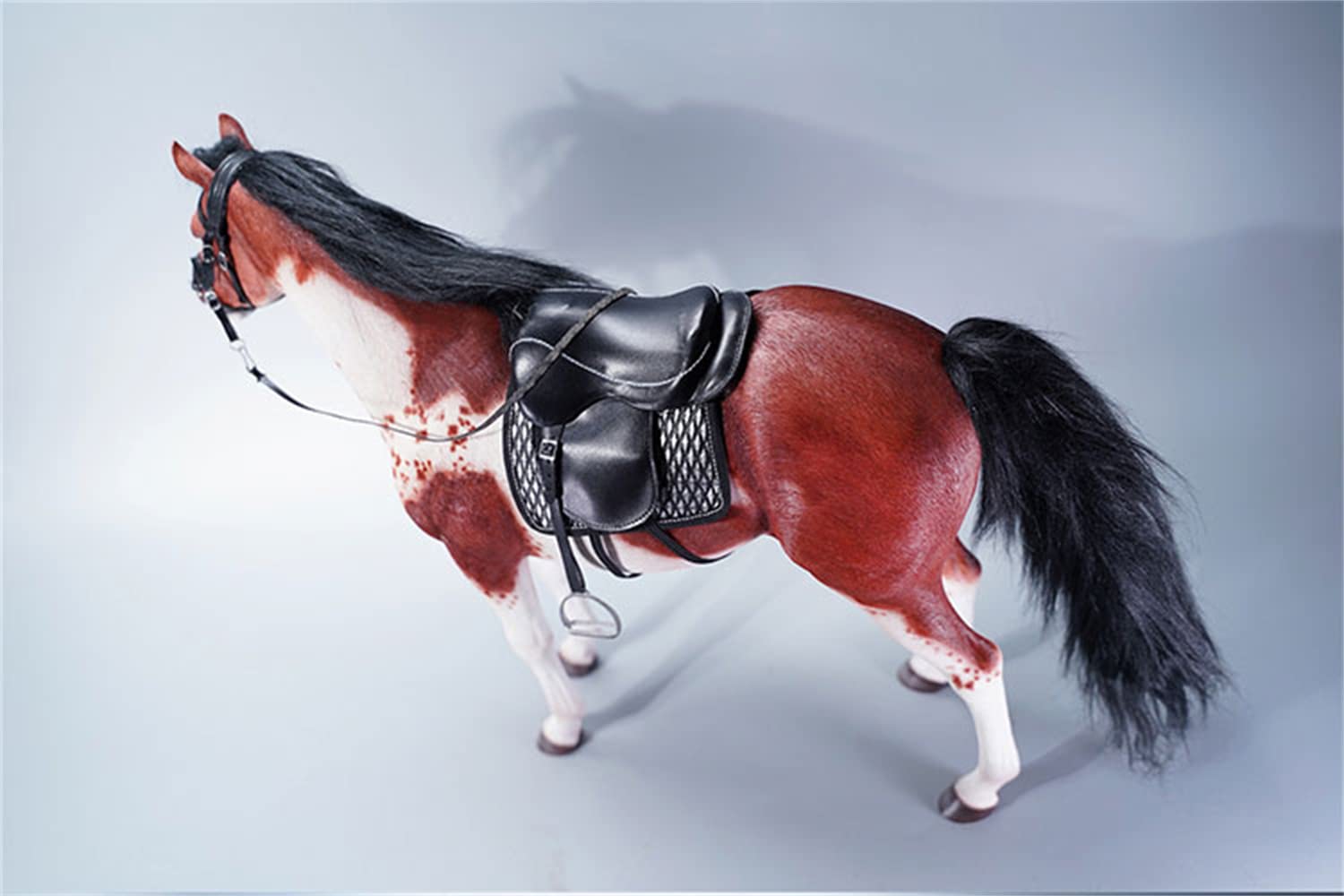Amazon | Mr.Z 1/6 サイズ アメリカンペイントホース 馬 動物 リアル