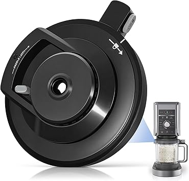 غطاء وعاء خارجي بديل من سلسلة NC501، متوافق مع ماكينة صنع الآيس كريم Ninja Creami Deluxe NC500، وسلسلة NC501 NC501H، وNC501HBL، وNC501HGN، وCN501CO
