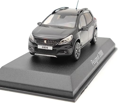 Miniatura 1 de APLIQE Vehículos de modelo a escala para Peugeot 2008 GT Line 2016 modelo negro fundido a presión juguetes, coches, colección limitada, regalo de