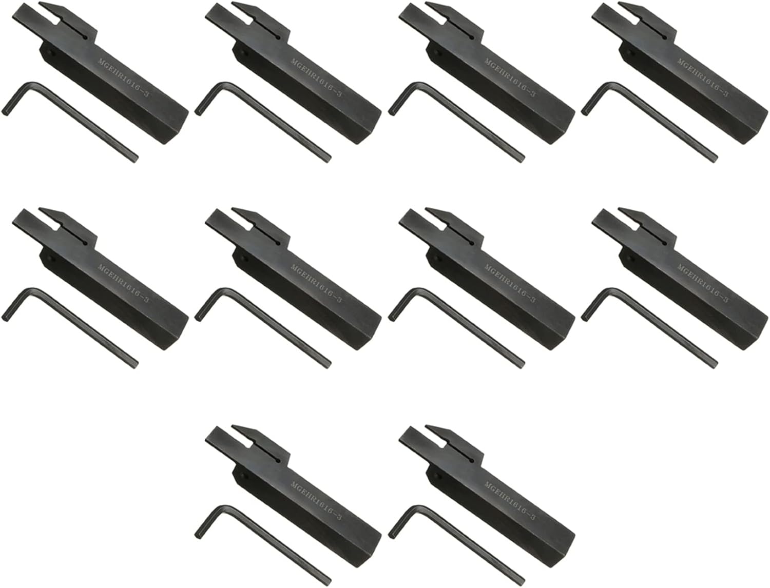 10X MGEHR1616-3 Lathe Cut Off Grooving Parting Tool Holder for MGMN300 Insert CNC