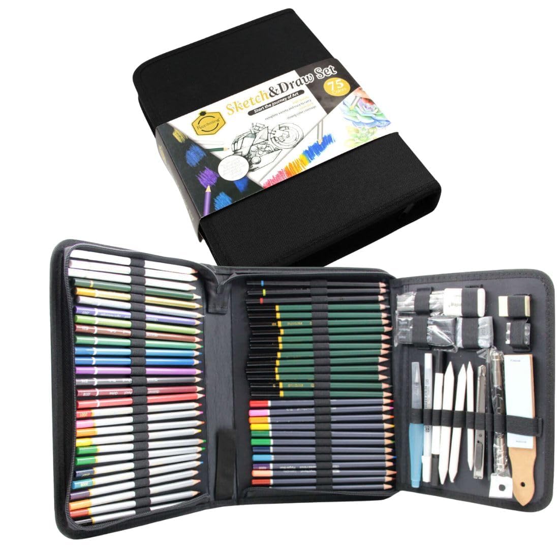 Professional Drawing Pencil Set - Artist Kit -13 Professional Drawing Pencil Set - Artist Kit -13
