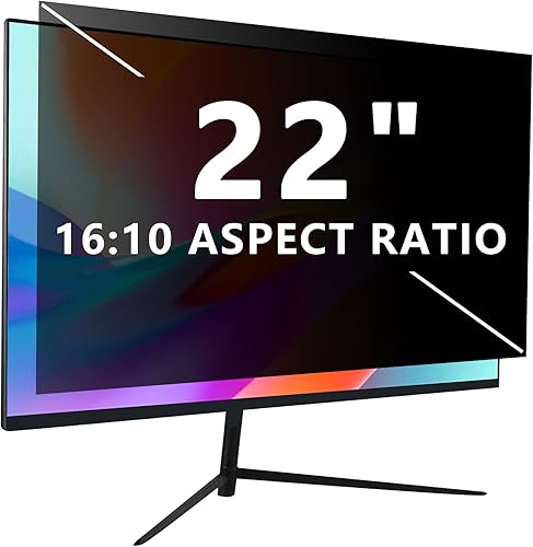 Miniatura 41 de Paquete de 2 pantallas magnéticas colgantes de privacidad para computadora de 27 pulgadas para monitor de pantalla ancha de 16:9, pantalla de