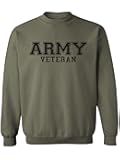 zerogravitee Army Veteran Black logo Military Style PT Crewneck Sweatshirt