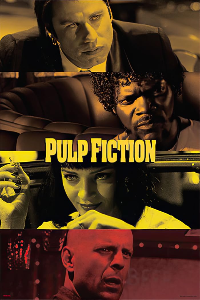 Amazon.com: Pulp Fiction - Movie Poster (Character Portraits