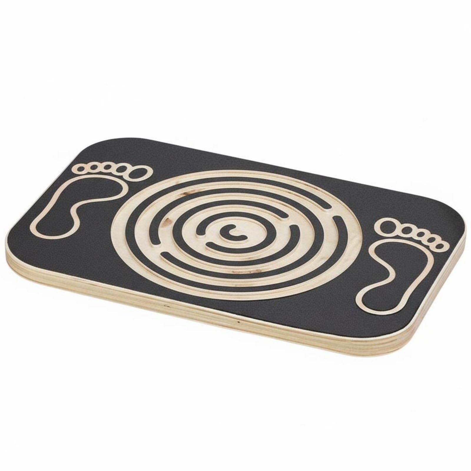 Balance Board Tabla de Equilibrio de Balance Entrenamiento Propioceptivo Disco de Estabilidad Madera Maciza Duradera Ejercicio de Pie Adecuado para