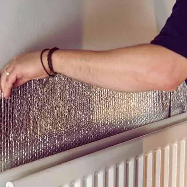 Pannello Termoriflettente Isolante Termico per Radiatori - 3 Pezzi 70x100 cm