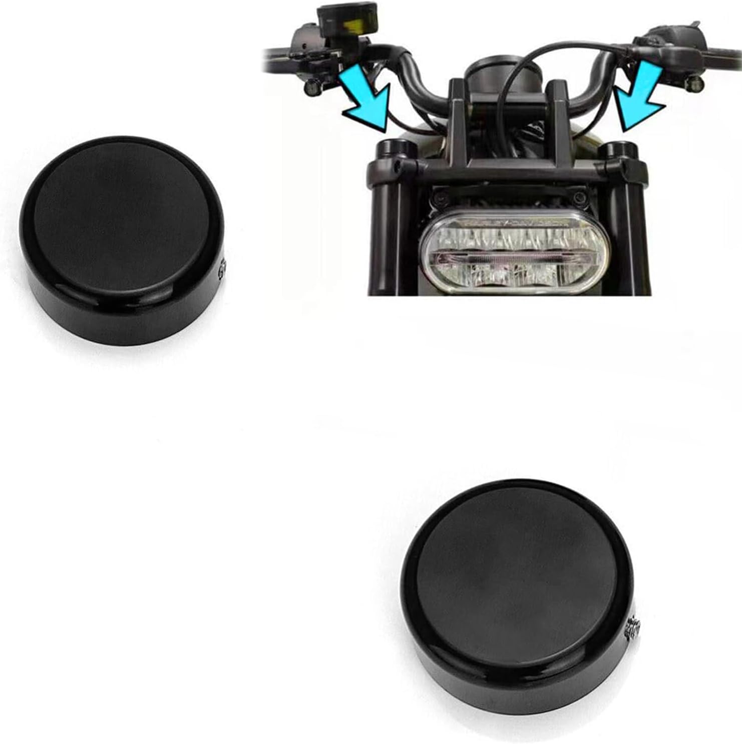 Upper Fork Stem Covers, front Rear Axle Nut Covers, Swingarm Pivot Bolt Covers For Harley Sportster S RH 1250, PAN AMERICA 1250 S PA1250,2021-2022 (Rear Axle Nut Covers)