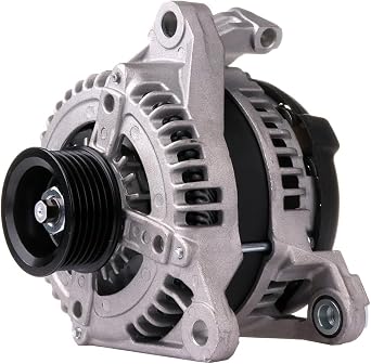 High Output 250 Amp Alternator Compatible with Dodge Ram 1500 2500 3.7l 4.7l V6 V8 2007 07 2008 08 2009 09 2010 10 2011 11 2012 12 2013 13 250A