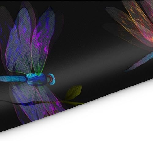 Miniatura 3 de Juego de 4 manteles individuales con temática de libélula y animales, lavables, impermeables, para fiestas, hogar, comedor, decoración de mesa de 18