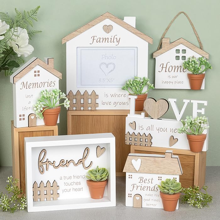 Shudehill Giftware Planted With Love Wall Plaque for Friends, Home, Family & More! (Family Wall Plaque)