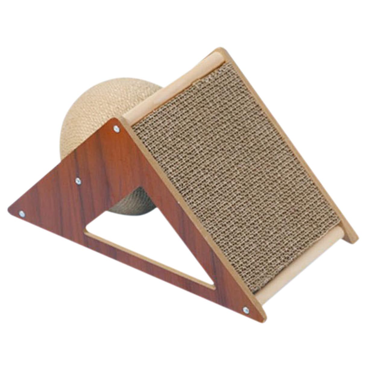 Garneck Cat Scratching Post Ball Scratcher Scratch-Resistant Board Kitten Supply for Indoor Play