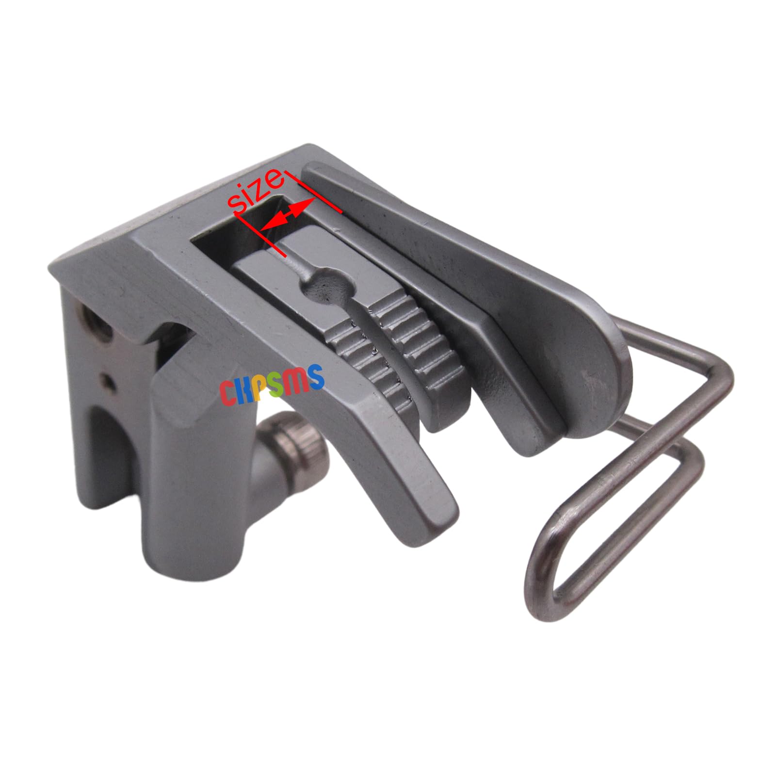 CKPSMS Marque – 1 lot de pied presseur de guidage côté gauche #GCGL269 compatible avec/remplacement pour machines à coudre Durkopp Adler 67,167,267,69,269 (3 mm)