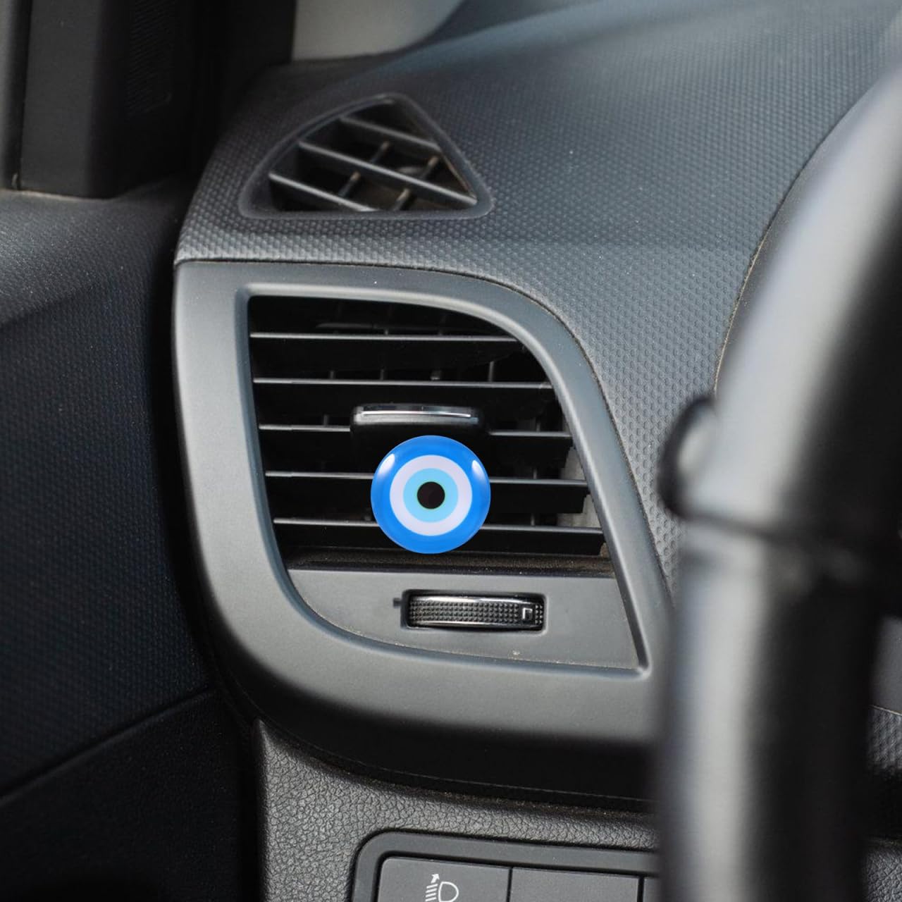CALLARON 6Pcs Evil Eye Halloween Decorations Devil Eye Vent Clip Halloween Car Vent Clips Creative Car Interiop Decor Evil Eye Air Outlet Clips Car Glass Pendant Clips image 4