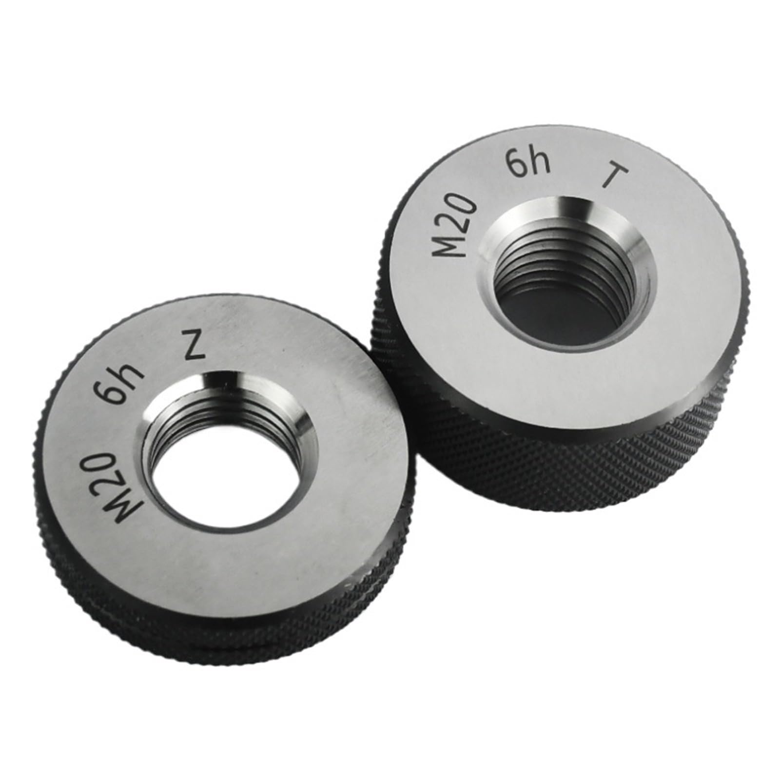 1 Set (1 x GO + 1 x NOGO) 6h Genauigkeit Standard metrische Feinverzahnung Gewinderinglehre M22M23M24M25M26M27M28M29M30M31M32-M35 Messwerkzeug (M28-6h T Z, X 1,5)