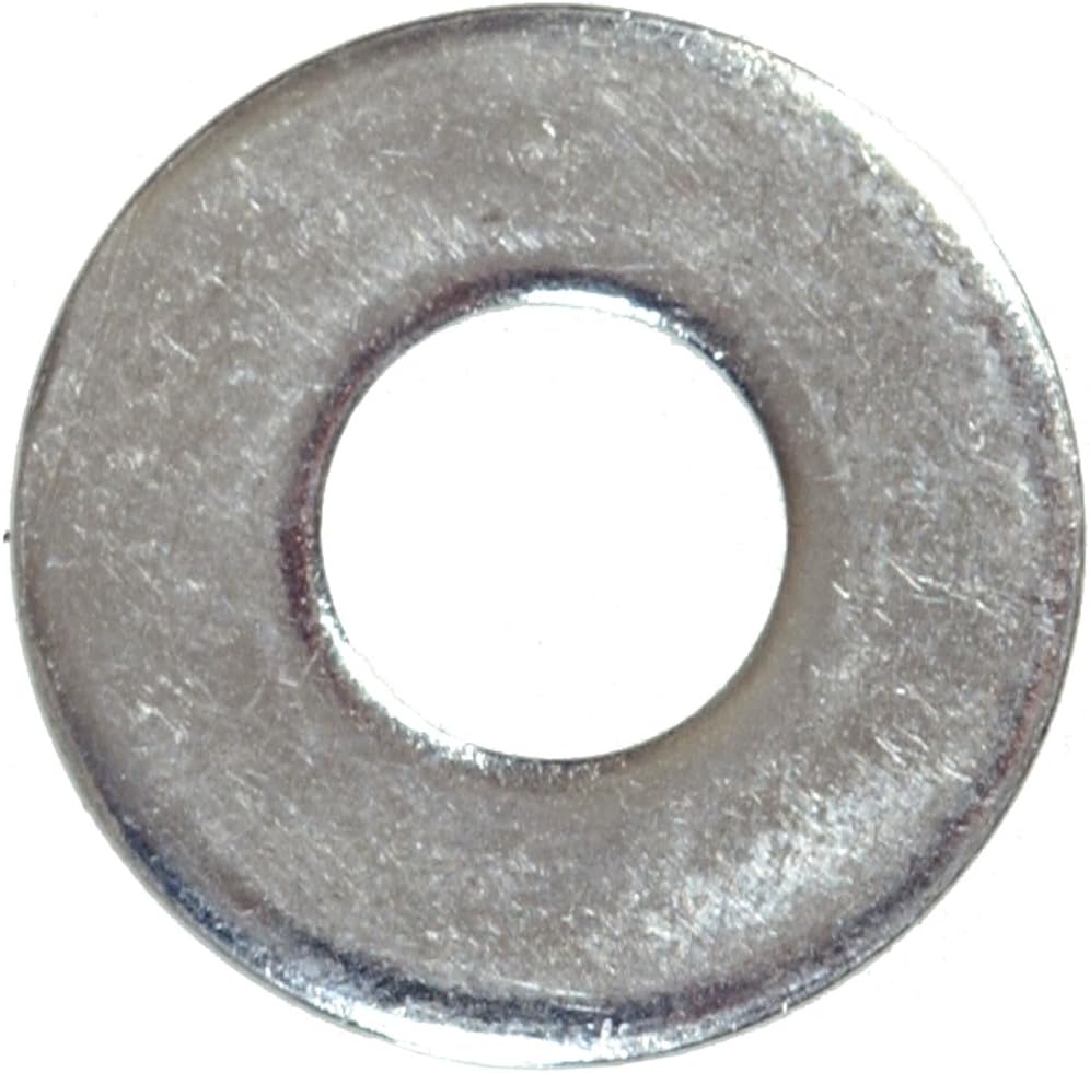 The Hillman Group 35010 SAE Flat Washers, 1/4Inch, 100Pack, Flat