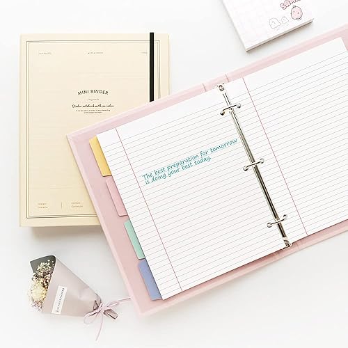 Miniatura 4 de Paquete de 3 hojas de repuesto A5, papel de relleno de 3 agujeros perforados para oficina universitaria, 300 hojas600 páginas, papel de carpeta de