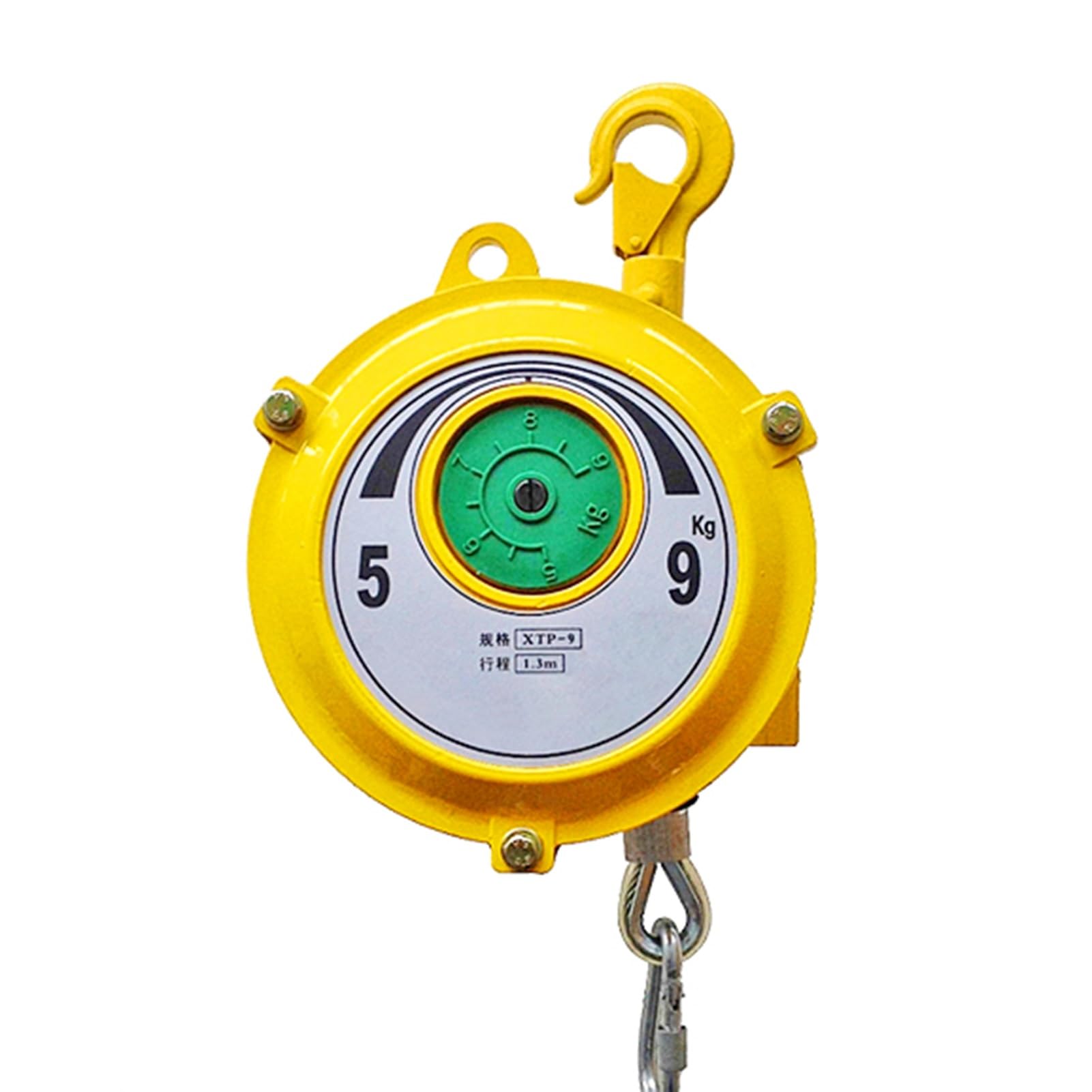 WEKONUMEX Retractable Spring Balancer, Spring Balancer Retractor Alloy Steel Multiple Load Ranges Industrial Tool Support(5-9kg)