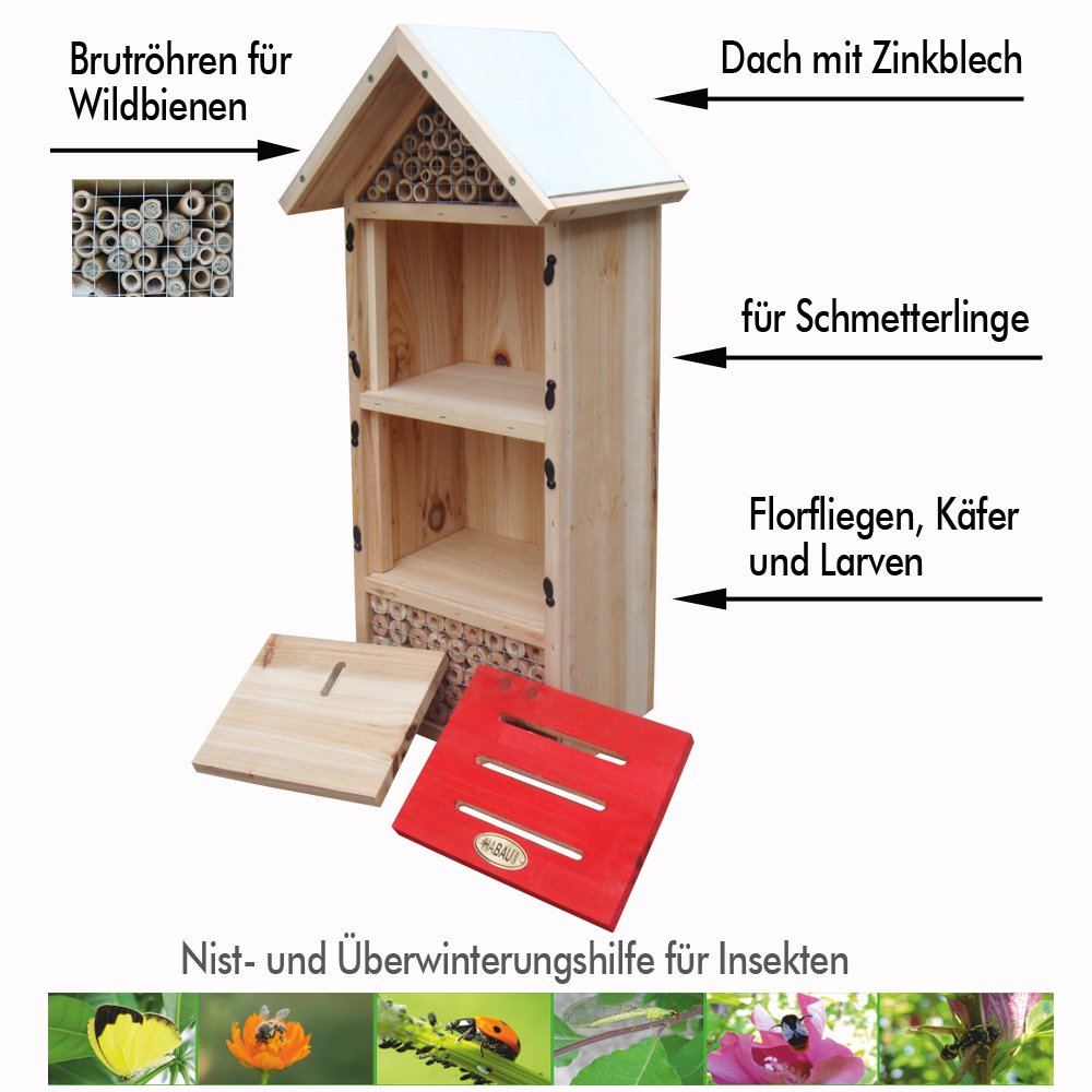 Habau 3008 Insektenhotel Kompakt