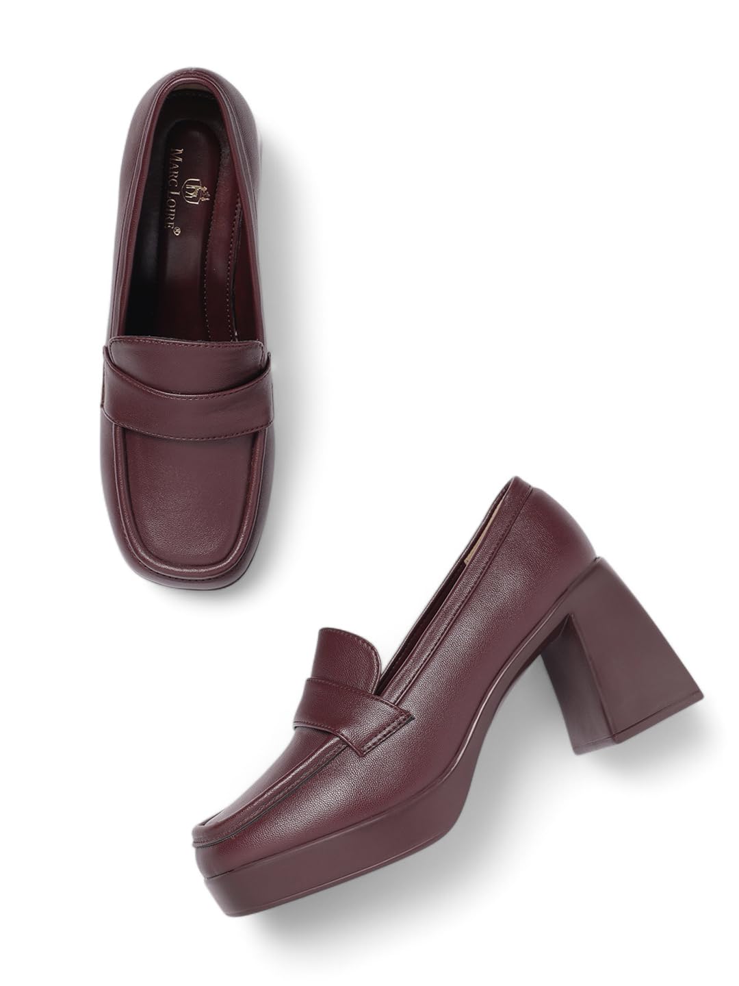 Women’s Slip on Block Heel Loafer for Casual Wear