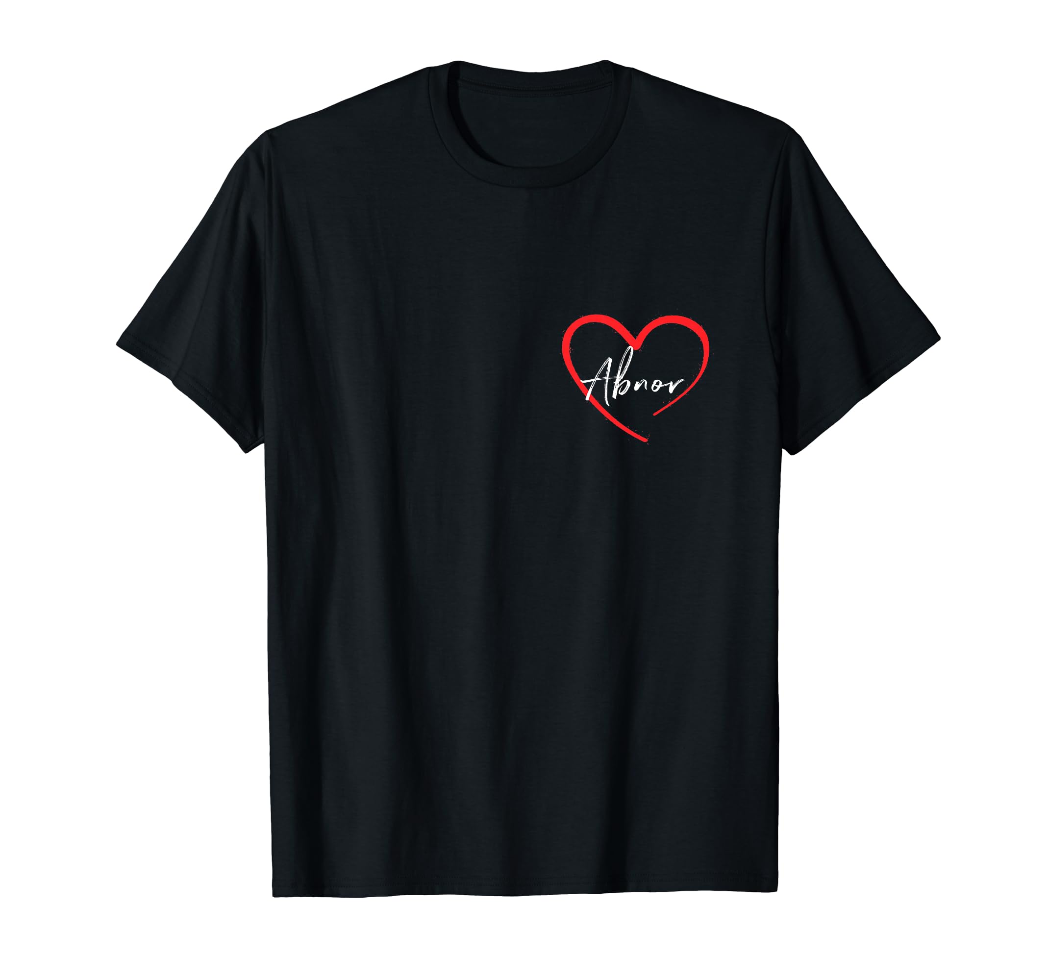 I Love Abnor Heart Abnor Funny I Heart Abnor T-Shirt
