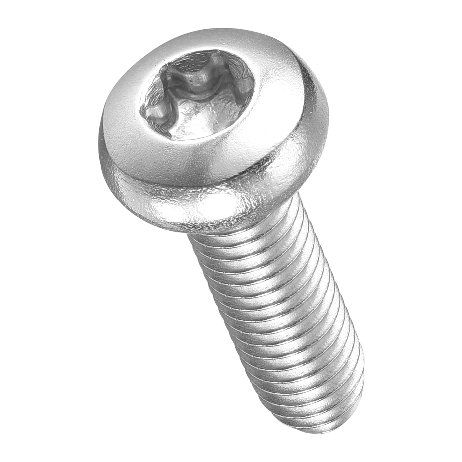 METALLIXITY Pan Head Torx Security Screws Bolts (M5-0.8x16mm) 30Pcs, Button Torx Head Machine Screws 304 Stainless Steel