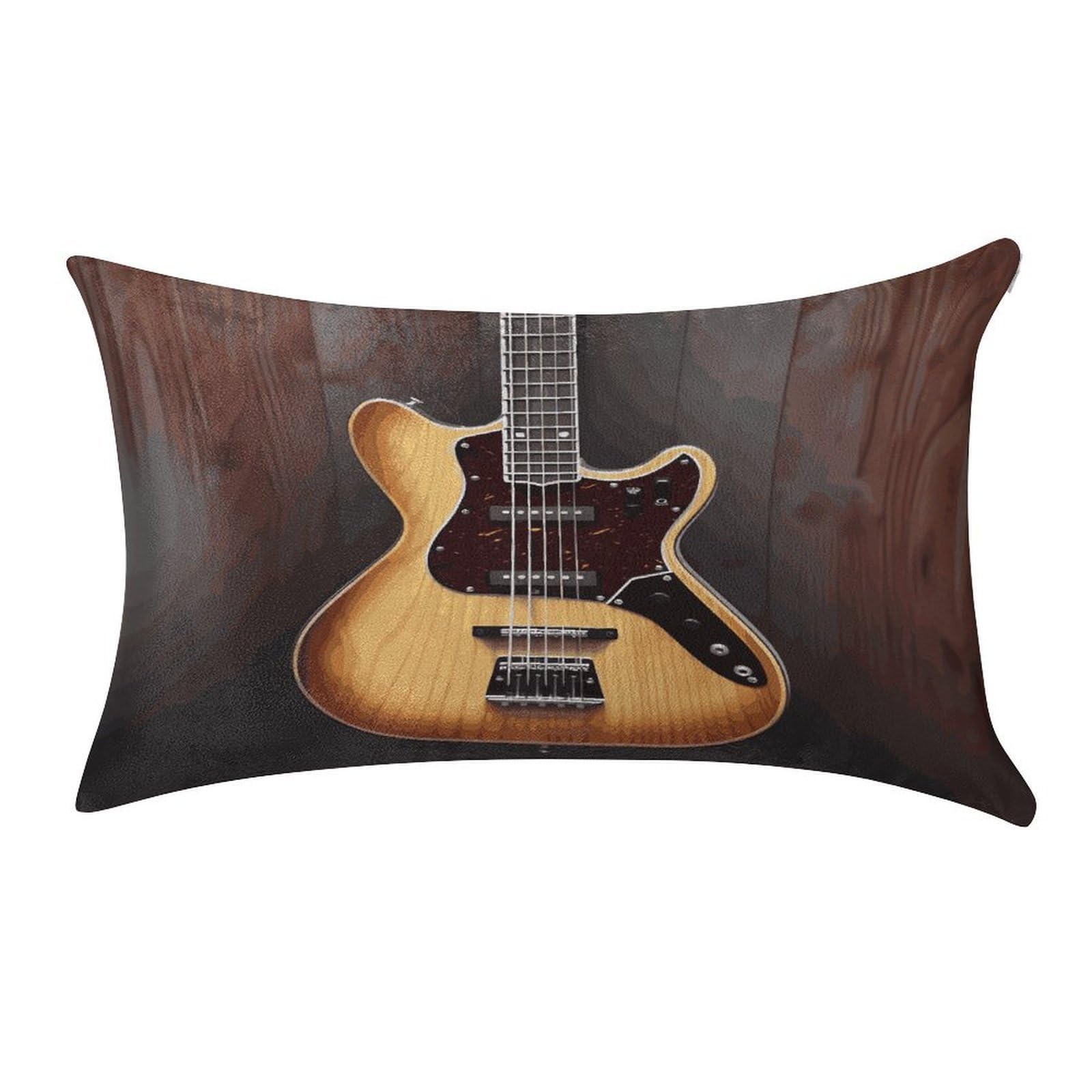 Btcowzrv Style Guitar Musical Instrument Pillow Cover Pillow Case Pillowcase