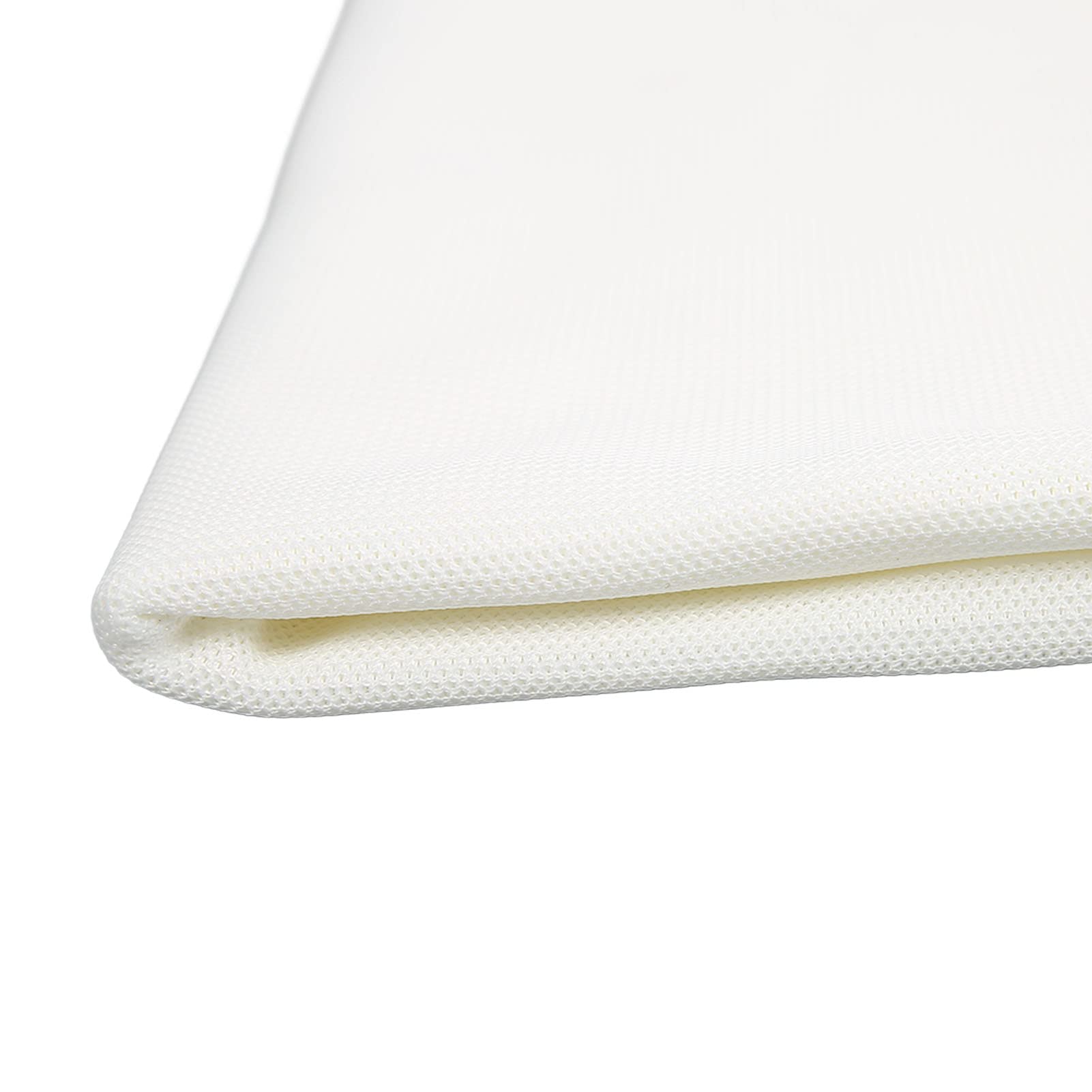 Panno per Griglia Altoparlanti 140x91 cm Tessuto a Rete Copertura Antipolvere Bianco