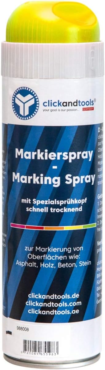 Markierungsspray Leuchtend Rot ® 12'er Pack Mit Spezialspruehkopf Schnell Trocknend Markierungsspray Leuchtend Rot ® 12'er Pack Mit Spezialspruehkopf Schnell Trocknend