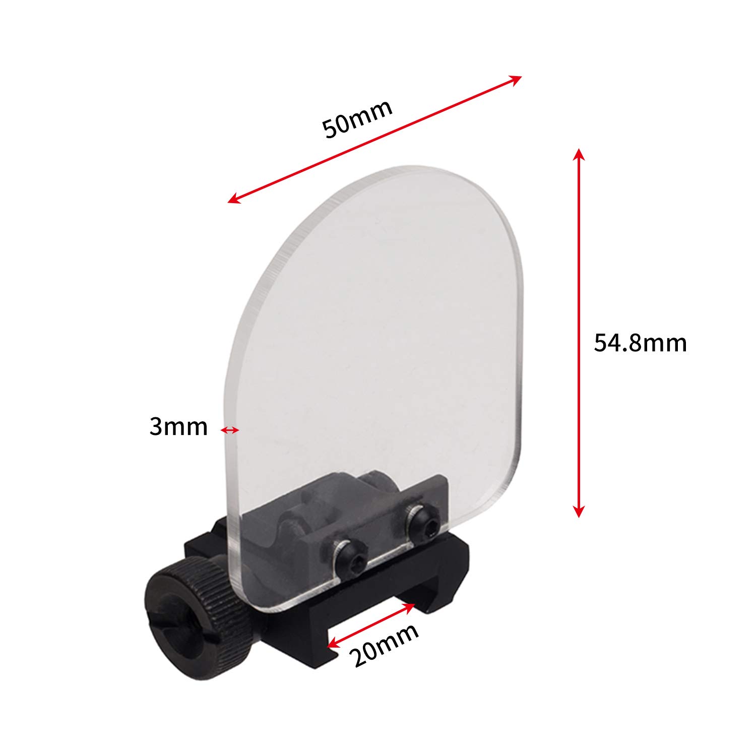 Buy FOCUHUNTER Scope Protector Bulletproof Airsoft Lens Foldable