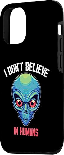 Miniatura 5 de iPhone 13 Pro Max I Don't Believe In Humans Scary Alien UFO Space Lovers Case