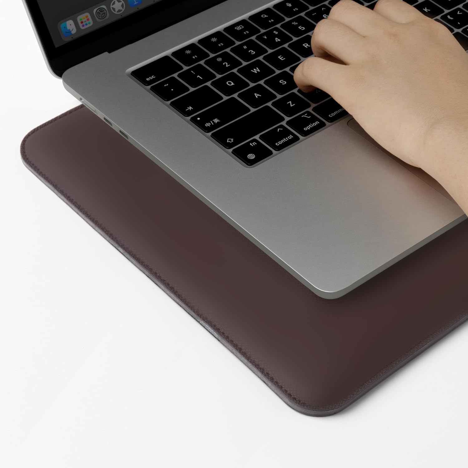 CONTACTS 13-13.3 inches Laptop Sleeve Compatible for MacBook Pro/MacBook Air and All Other laptops Under 13.3" Pu Leather - Brown — Amazon image 5