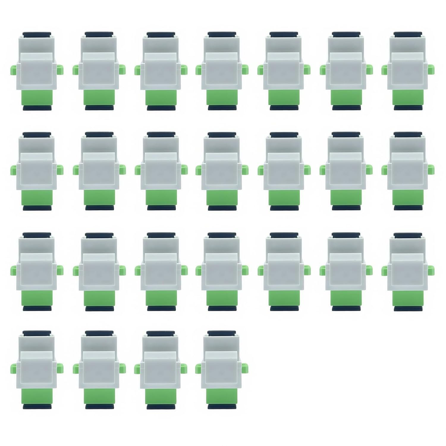 TXWTXPJ-SC/APC Fiber Optic Coupler Keystone Jack SC Keystone Jack Coupler for Fiber Wall Plate (60)