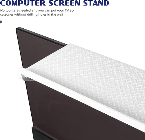 Miniatura 6 de Soporte de estante de TV - Estante para monitor de computadora, estante de monitor de computadora, estante de monitor para soporte de teléfono