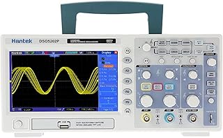 DSO5202P Digital Oscilloscope 200MHz Bandwidth 2 Channels 1GSa/s 7inch TFT LCD PC USB Portable Oscilloscope Electrical Tool