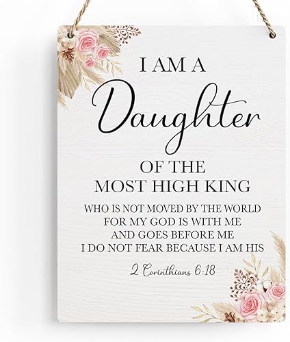 Miniatura 1 de Arte de pared con texto inspirador, versículos bíblicos 2 Corintios 618, letrero colgante de madera para oración, regalo religioso, decoración de