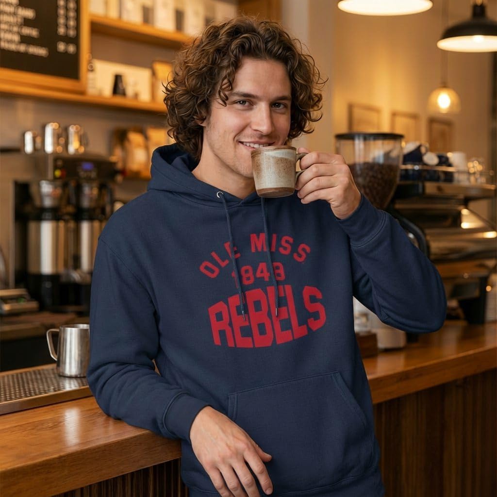 Venley NCAA Officially Licensed Apparel College Team Color Unisex Hoodie Logo icon - Image 5