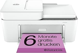 HP DeskJet 4220e Multifunction Printer, 3 Months Free Printing with HP Instant Ink Included, HP+, Printer, Copier, Scanner, Mobile Fax Shipping, WiFi, Automatic Document Feeder, White