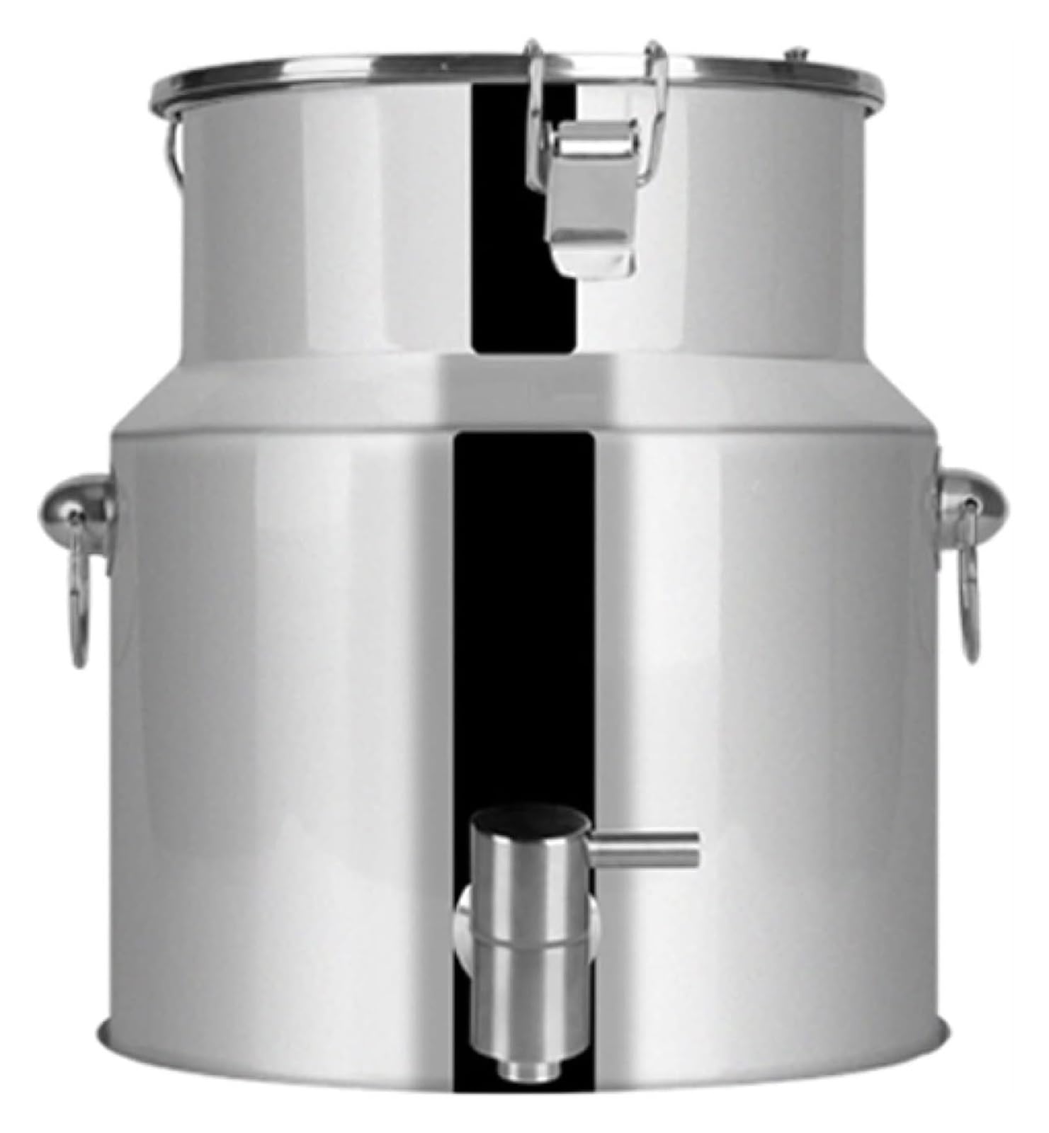 Stainless Steel Milk Can with Sealed Lid and Spigot, 5L/9L/14L Wine Pail Bucket Tote Jug Oil Barrel Tank Milk Churn Can [Energy Class A](14L)
