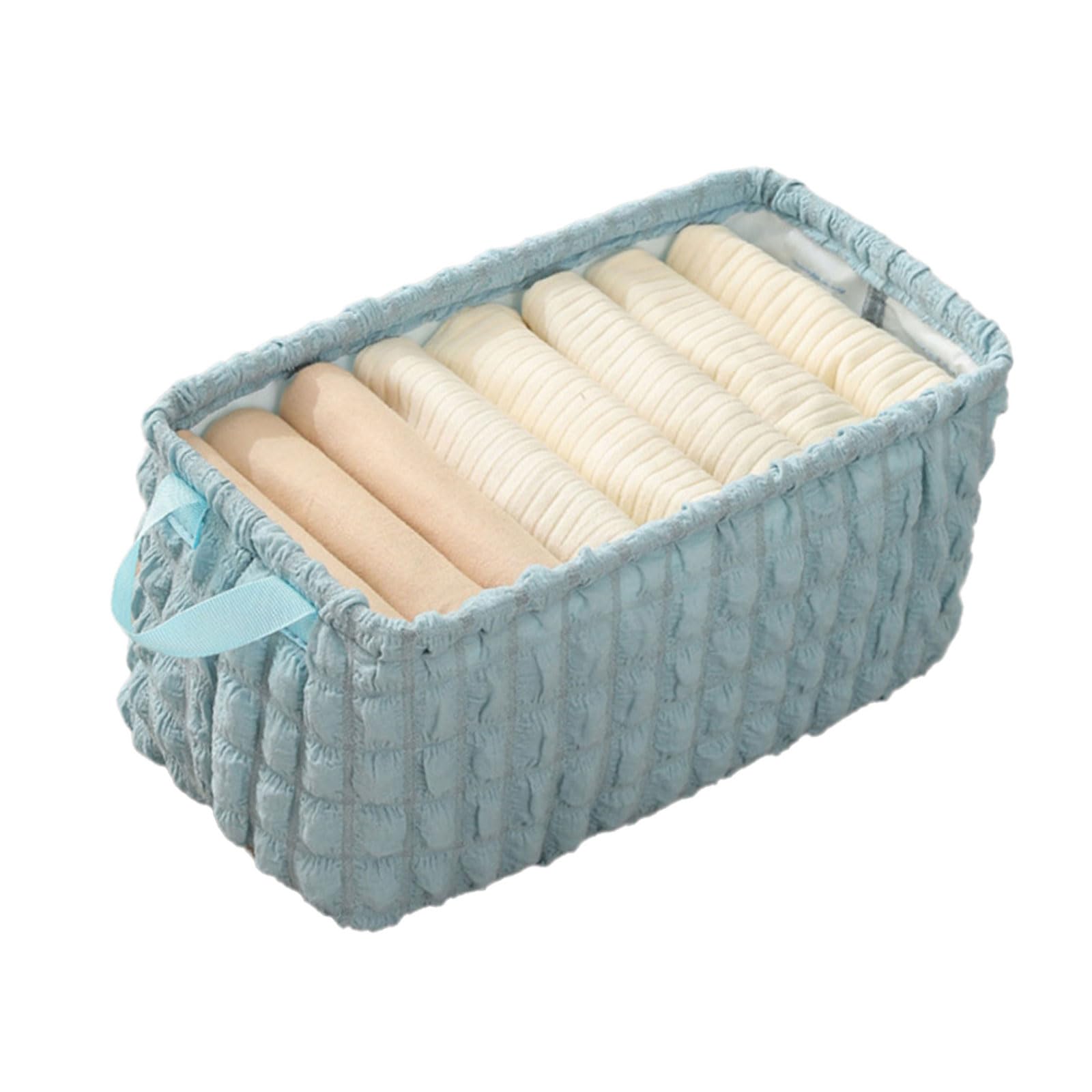 carotoe Foldable Underwear Sorter Space Saving Lingerie Divider Household Panty Storage Organiser for Bedroom Portable Storage Solution