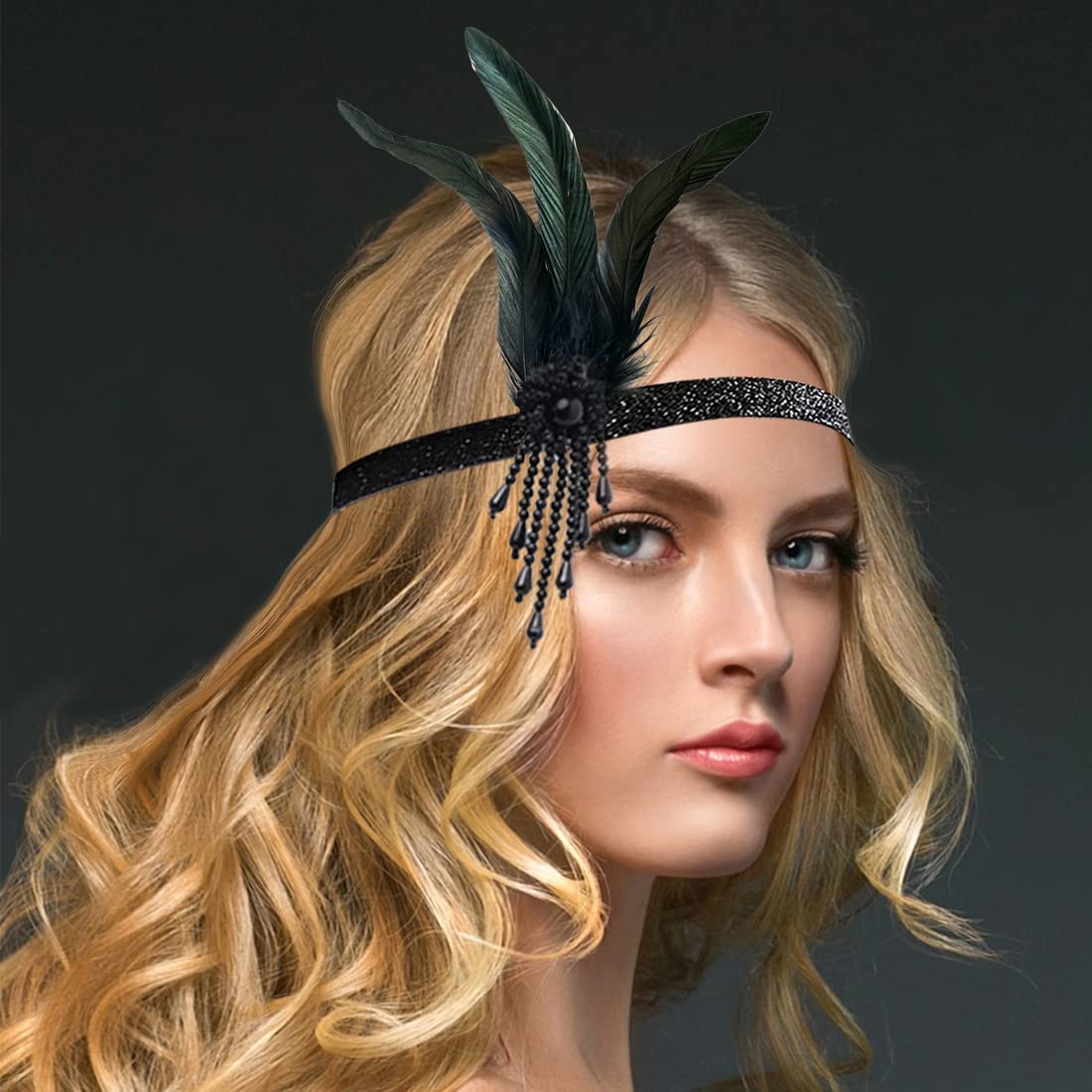 Fascia Per Capelli Vintage In Lega Di Stile Europeo E - Foto 9